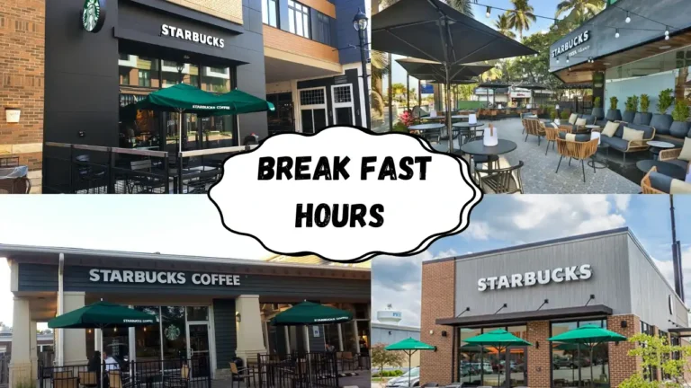 Starbucks breakfast hours