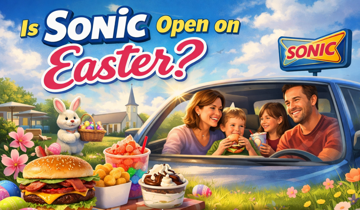 Is Sonic Open on Easter