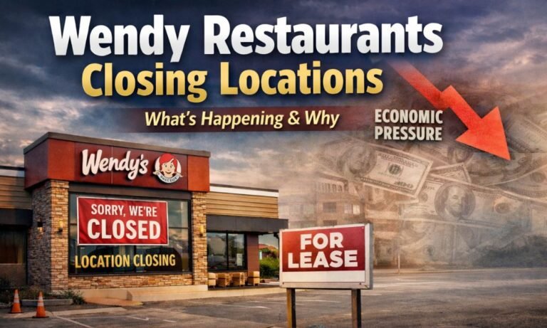 Wendy Restaurants Closing Locations