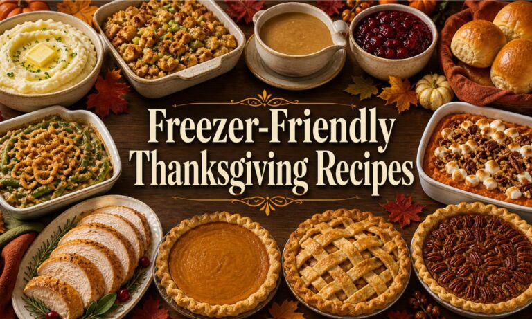 Freezer-Friendly Thanksgiving Recipes to Make Ahead