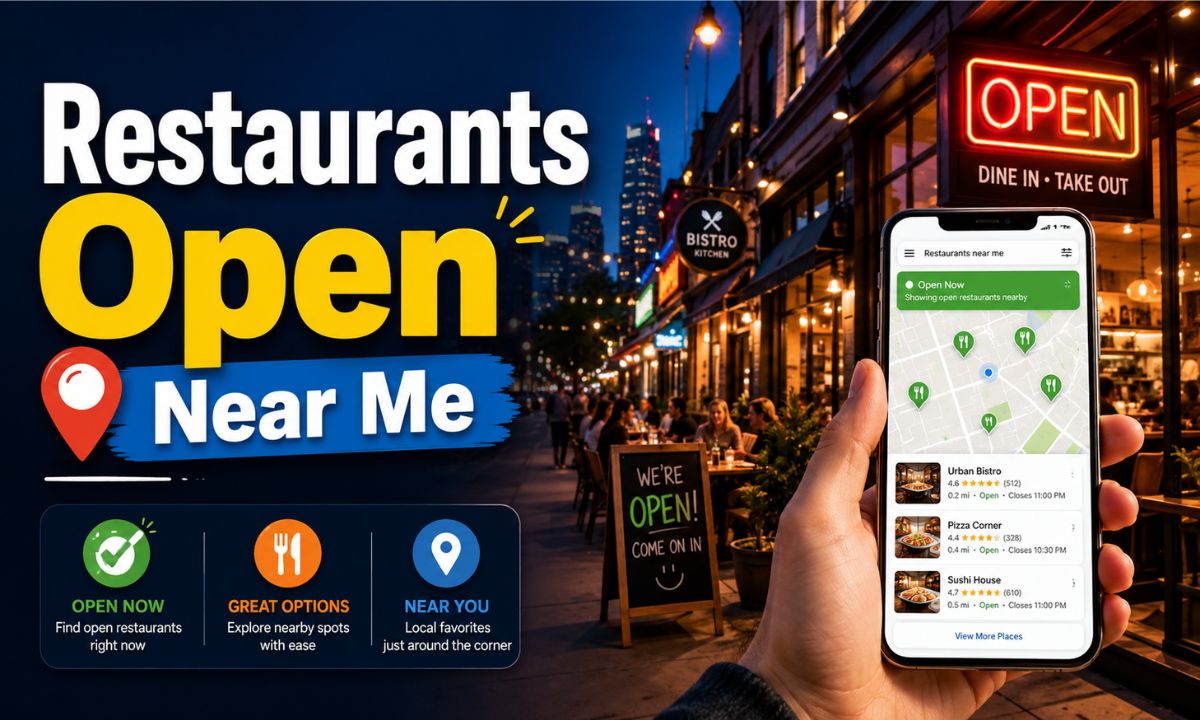 How to Find Restaurants Open Near Me Anytime