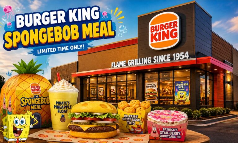 Burger King SpongeBob Meal Menu Items, Hours & More