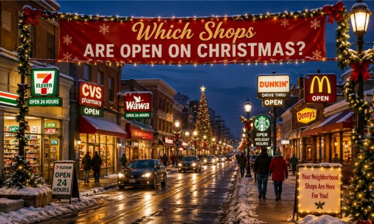 Which Shops Are Open on Christmas? Open & Close Hours