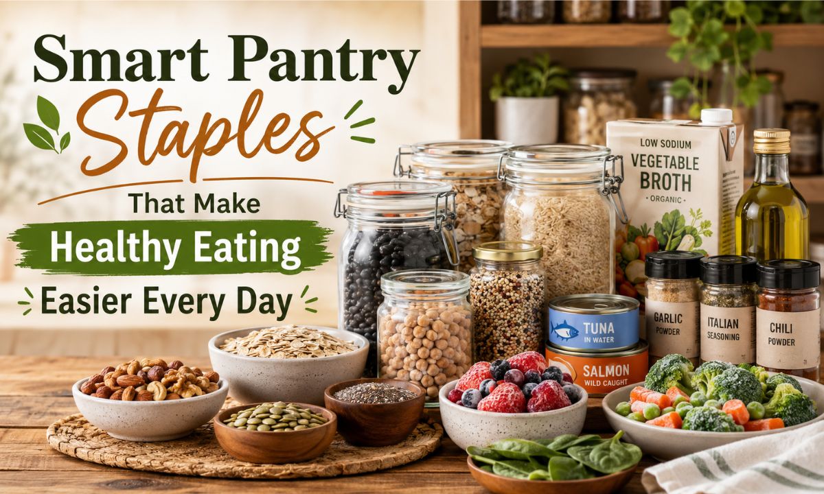 Smart Pantry Staples That Make Healthy Eating Easier Every Day
