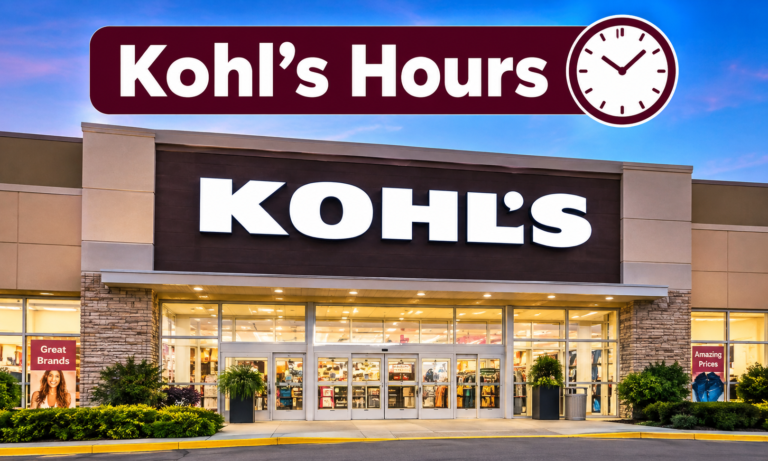 Kohl's Hours Store Opening and Closing Hours Guide