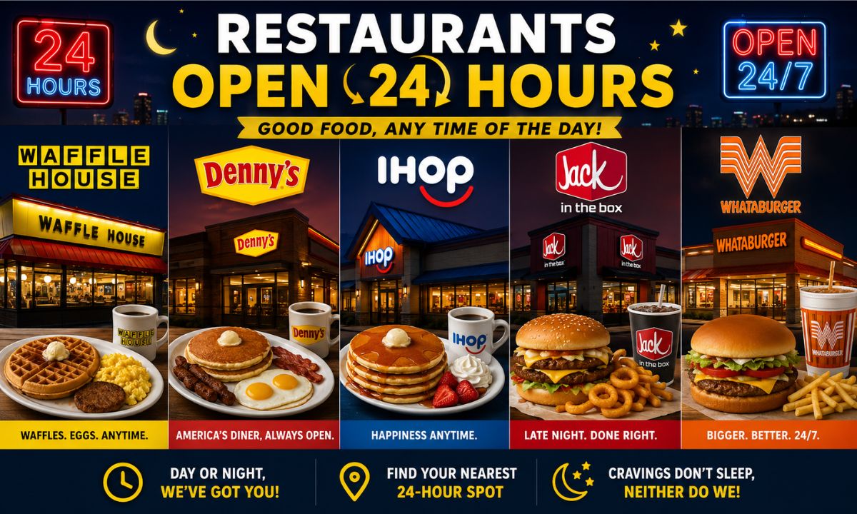 Restaurants Open 24 Hours Complete Guide to 24-Hour Dining